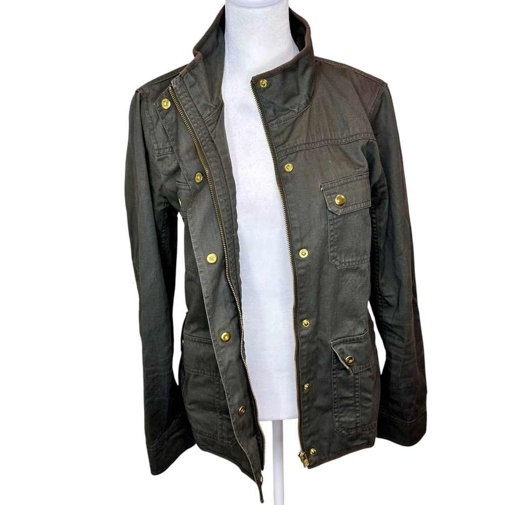 J.Crew 100% Cotton Boyfriend Field Jacket Size S - Picture 4 of 13